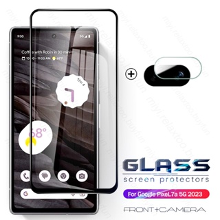 2 IN 1 For Google Pixel 7a 5G Glass Camera Protector Cover Pixel7a 5G GWKK3,GHL1X,G0DZQ,G82U8 6.1" Tempered Glass Screen Film 9H