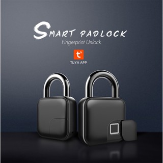 Super Lock Tuya Smart Bluetooth Padlock (L3+) แม่กุญแจปลดล็อคด้วยลายนิ้วมือหรือผ่านแอป ใช้แอป TuyaSmart หรือ Smart Life