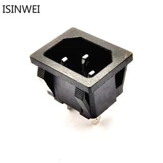 Ac - 05 Ac Power Socket 3 Pin Male ปลั๊กเชื่อมต่อ 10a 250 V