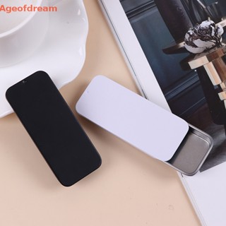 [Ageofdream] ใหม่ กล่องเก็บยา แบบสไลด์ เหล็ก ขนาด 80x34x12 มม. สําหรับงานแต่งงาน เครื่องประดับ 3 ชิ้น