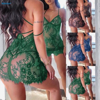 【HODRD】Sexy Women Lace Set Sleepwear Sleepwear Underwear Women Nightwear Sexy【Fashion】