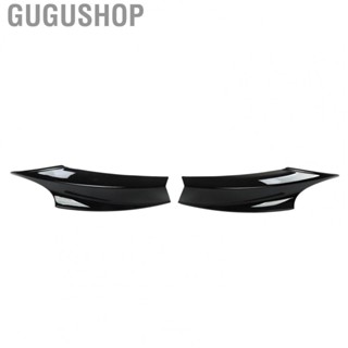 Gugushop Front Bumper Side Spoiler  Front Bumper Splitter  Shock Decorative 2PCS High Safety  for Replacement