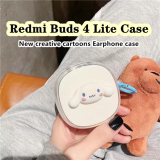 【จัดส่งรวดเร็ว】เคสหูฟัง แบบนิ่ม ลายการ์ตูนหมี และกระต่าย สําหรับ Redmi Buds 4 Lite Redmi Buds 4 Lite