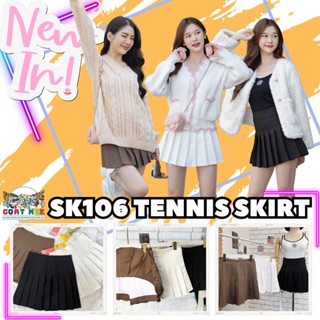 SK106 TENNIS SKIRT กระโปรงพลีสทรงเทนนิส