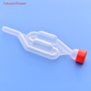 (Takashiflower) Wine Fermentation Airlock Valve Plastic One-Way Exhaust Seal Beer Brewing Tool