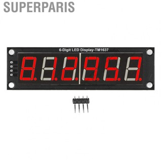 Superparis Digital Tube Display Module  Display Digital Tube 6 Digit 7 Segment Board