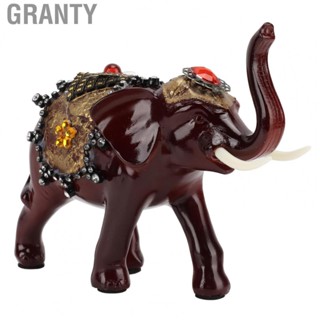 Granty Elephant Statue Sculpture  Simple Modern Artistic Gift Resin Craft Elephant Statue  for Office