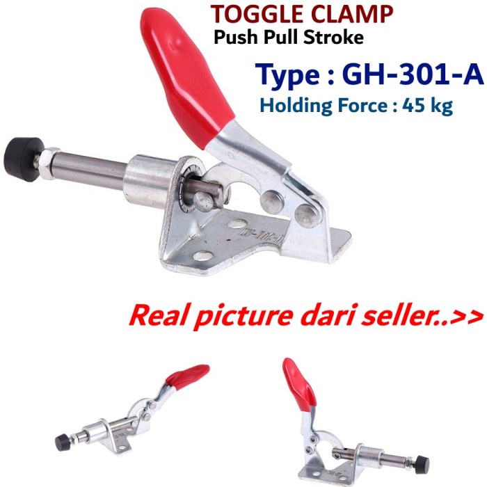 Toggle Clamp รุ่น GH-301-A Wood Clamp Toggle Stroke Push Pull