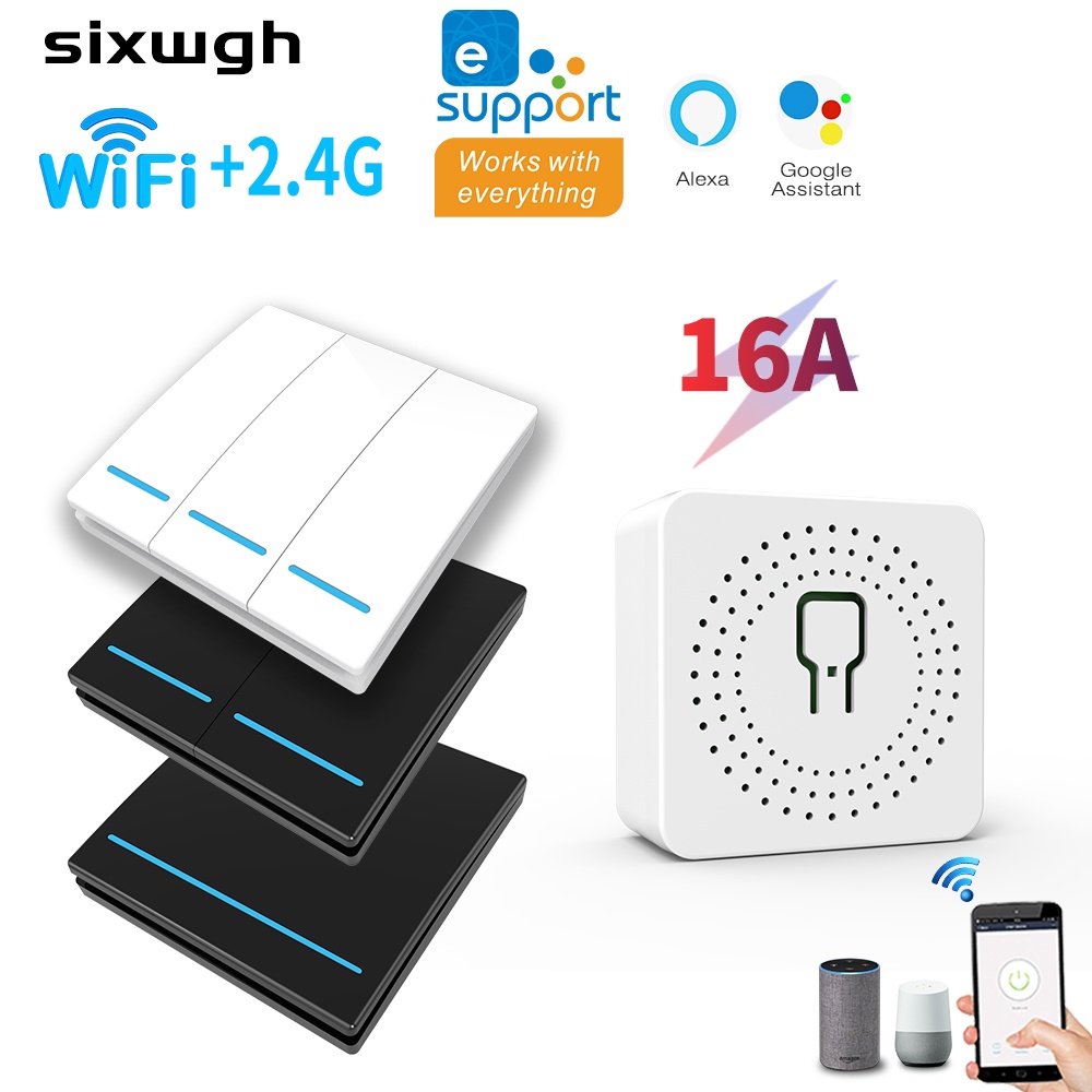 Ewelink สวิตช์อัจฉริยะ WiFi ไร้สาย รองรับ eWeLink APP Amazon Alexa Google Home ควบคุมด้วยเสียง