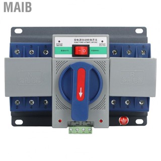 Maib Dual Power Transfer Switch  M6 Screw Hole Changeover Switch 63A 400V  for Electrical Equipments