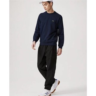 LACOSTE 5318 เสื้อกันหนาว คอกลม ผ้าฝ้าย ทรงสลิมฟิต สําหรับผู้ชาย ไซซ์ S M L XL 2XL
