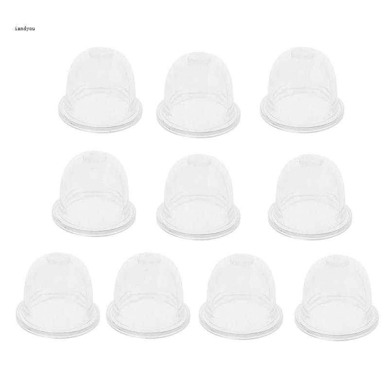 10Pcs 17mm Carburetor Carb Primer Bulb Cap Fuel Pump For Chainsaw Blower Trimmer