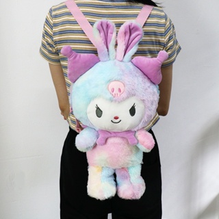 กระเป๋าเป้สะพายหลัง กระเป๋าสะพายไหล่ ลายการ์ตูน Sanrio Kuromi Cinnamoroll My Melody Hello Kitty แฟชั่นสําหรับสตรี