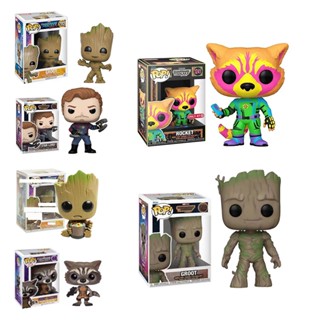 Funko POP Guardians of the Galaxy Vol.3 ฟิกเกอร์จรวด Raccoon Groot Star Lord Yondu