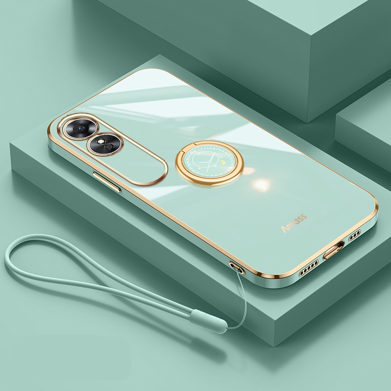 เคสโทรศัพท์ซิลิโคนบางเฉียบสําหรับOPPO A60 A38 A18 A17 A17K Reno 8T 4G 5G A78 A1 Pro A1 5G 2023 Delux