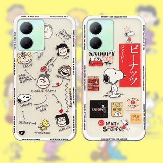 เคสโทรศัพท์Vivo Y36 4G Y36 5G Y02t Y02A มือถือ ใหม่ ซิลิโคนนิ่ม ใส ลายการ์ตูนสนูปปี้น่ารัก 2023 สําหรับ เคสVivo Y36 2023