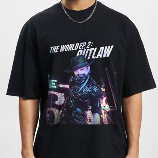 เสื้อยืด พิมพ์ลาย The World Ep.2 Outlaw สไตล์วินเทจ