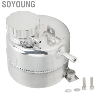 Soyoung Coolant Expansion Bottle Aluminium Alloy Radiator Overflow Tank High Strength  Rust Proof for Car