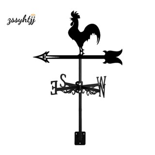 Rooster Weather Vane - รูปปั้นไก่ สไตล์เรโทร สําหรับตกแต่งสวน ฟาร์มกลางแจ้ง