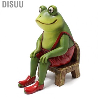 Disuu Resin Frog Statue  Landscape Ornament Decoration Frog Statue Odourless  for Garden