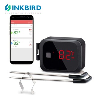 Inkbird IBT-2X เครื่องวัดอุณหภูมิเนื้อสัตว์ บาร์บีคิว บลูทูธ