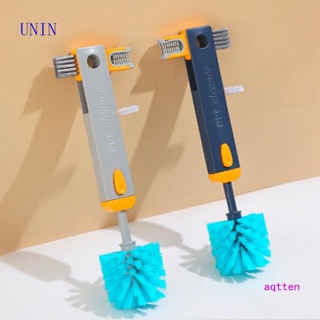 Unin 4 IN 1 แปรงทําความสะอาดช่องว่างขวดน้ํา แปรงทําความสะอาดถ้วย อเนกประสงค์ เครื่องมือทําความสะอาดขวดน้ํา พับเก็บได้ ทําความสะอาดถ้วย