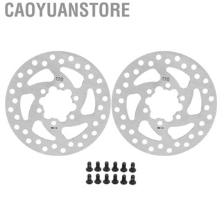 Caoyuanstore Bike Disc Brake Rotors 120mm Bike Brake Disc Steel with Screw for