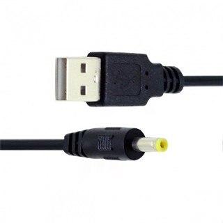 Xiwai สายเคเบิลปลั๊กไฟ ทรงกลม USB 2.0 ตัวผู้ Type-A เป็น 5V DC 4.0x1.7 มม. DC 150 ซม. 24AWG 2 ชิ้น ต่อล็อต