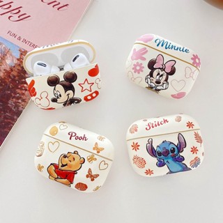 เคสหูฟัง TPU แบบนิ่ม ลายการ์ตูนมิกกี้ มินนี่ เรืองแสงในที่มืด สําหรับ AirPods 1 2 3 Pro2