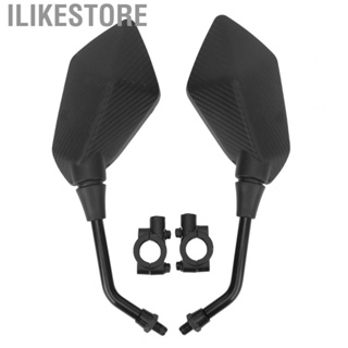 Ilikestore Blind Spot Mirrors 2pcs Motorcycle Rearview Mirror Carbon Fiber Color 22mm