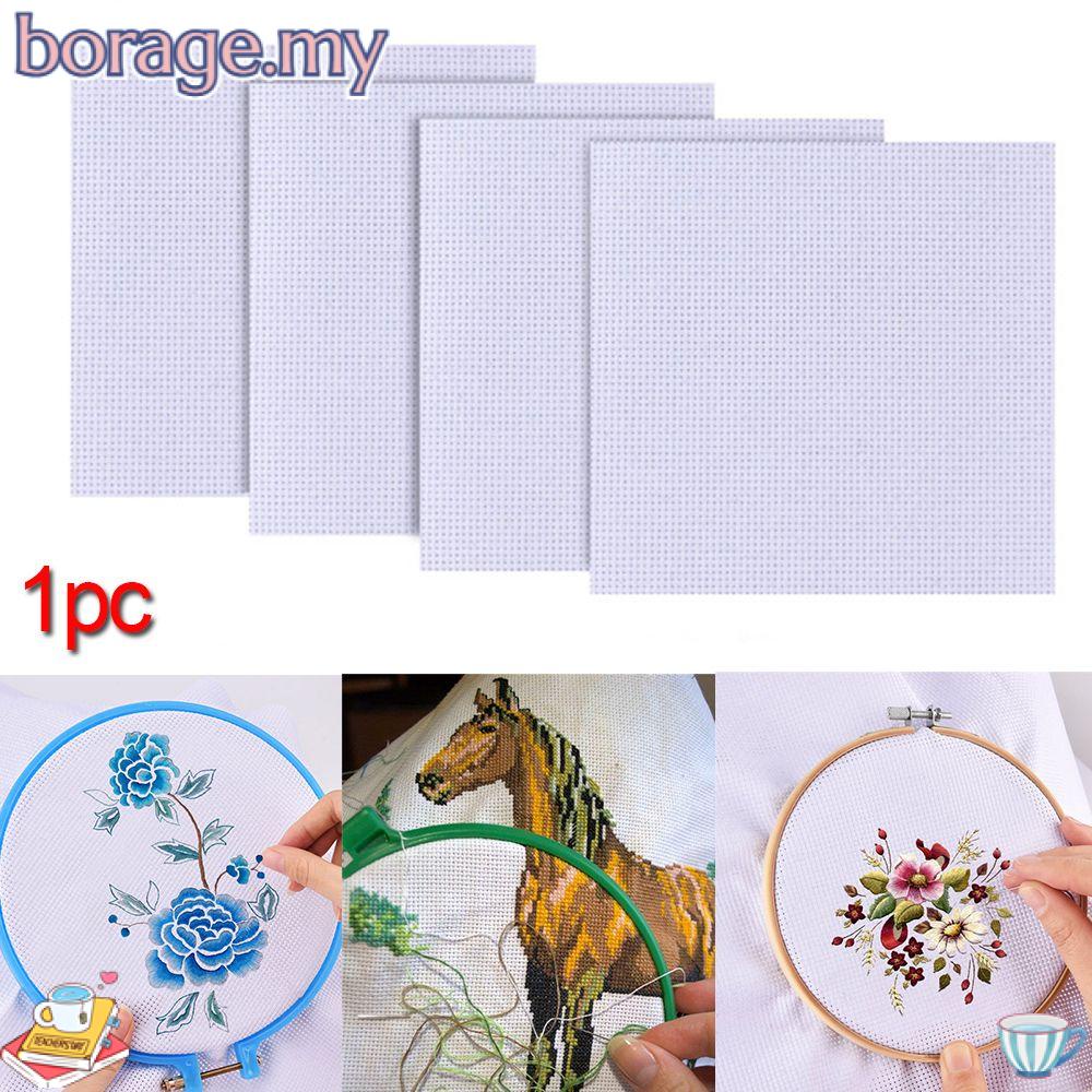 BORRAONE Aida Cloth Handmade Craft Canvas Cotton Cross