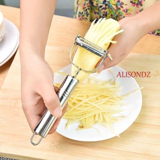 ALISONDZ Hot Sale Slicer Useful Kitchen Gadgets Zesters Paring Gourd Fruit 1pc Kitchen Grater Stainless Steel/Multicolor