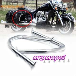 ขาย อุปกรณ์เสริมรถจักรยานยนต์ ดัดแปลง เหมาะสําหรับ Indian Leader Challenger Chief Rear Bumper Side Box Protection Bar