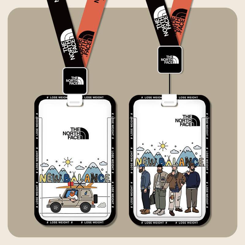 ใหม่ Northcampusนักเรียน ID card cover พยาบาลหมอ badge ที่ใส่บัตรธนาคารพร้อมเชือกเส้นเล็กทํางาน ID card case bus บัตรรถไฟใต้ดินการควบคุมการเข้าถึงอพาร์ทเมนต์ บัตรกุญแจรถ
