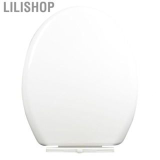 Lilishop Slow Close Toilet Seat Thickened White PP Quick Installation Household Toilet Lid for Replacement