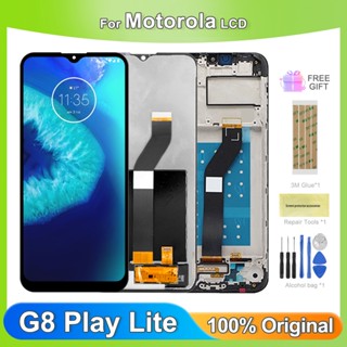 หน้าจอสัมผัส LCD 6.5 นิ้ว สําหรับ Motorola Moto G8 Power Lite Moto G8 Power Lite XT2055-2