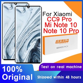 ของแท้ 100% หน้าจอสัมผัสดิจิทัล LCD 6.47 นิ้ว สําหรับ Xiaomi Mi Note 10 Pro LCD CC9 Pro Xiaomi Mi Note 10