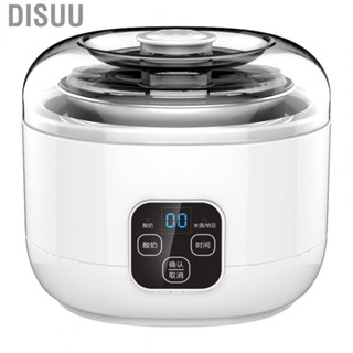 Disuu Yogurt Maker  Compact Yogurt Machine LCD Touch Display Automatic Transparent Lid  for Kitchen