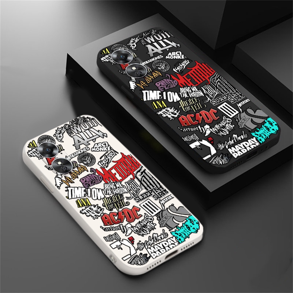 เคสโทรศัพท์มือถือ ซิลิโคนนุ่ม ลายฉลากแฟชั่น สําหรับ OPPO A78 Reno 8T A17 A57 2022 A15 A16 A16K A54 A53 A12 A5S A7 A3S A11k A52 A92 A94 A37 F9 5F A1K A31 A8 A55 C1
