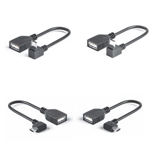 Toyou สายเคเบิลแปลง Micro USB เป็น USB OTG ตัวเมีย แบบพกพา สําหรับอุปกรณ์ Micro USB