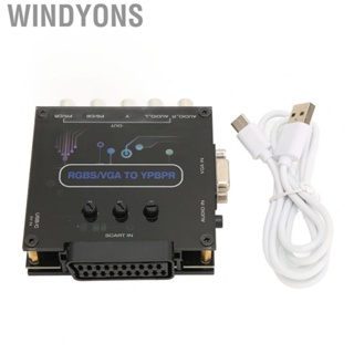 Windyons RGBS VGA SCART To YPBPR Converter Convert Video Signal To Color Difference