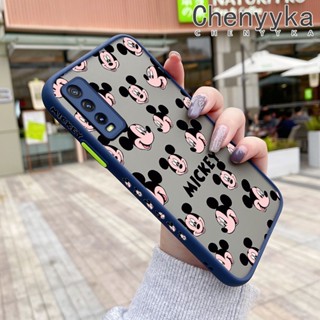 เคสโทรศัพท์ซิลิโคนใส แบบนิ่ม ขอบสี่เหลี่ยม กันกระแทก สําหรับ VIVO Y20 Y20i Y20S Y12s Y20 2021 Y11s Y12A Y20T Y20S M Y20S D