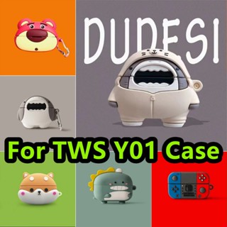 【Case Home】เคสหูฟัง แบบนิ่ม ลายการ์ตูนน่ารัก สไตล์วินเทจ สําหรับ TWS Y01 TWS Y01