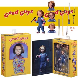 โมเดลตุ๊กตาฟิกเกอร์ Neca Chucky cult Chucky cult Deluxe Edition Horror Ghost ของเล่นสําหรับเด็ก