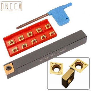 【ONCEMOREAGAIN】Turning Tool Holder 12mm Shank D 90° Cutting Accessories Carbon Steel Left Hand