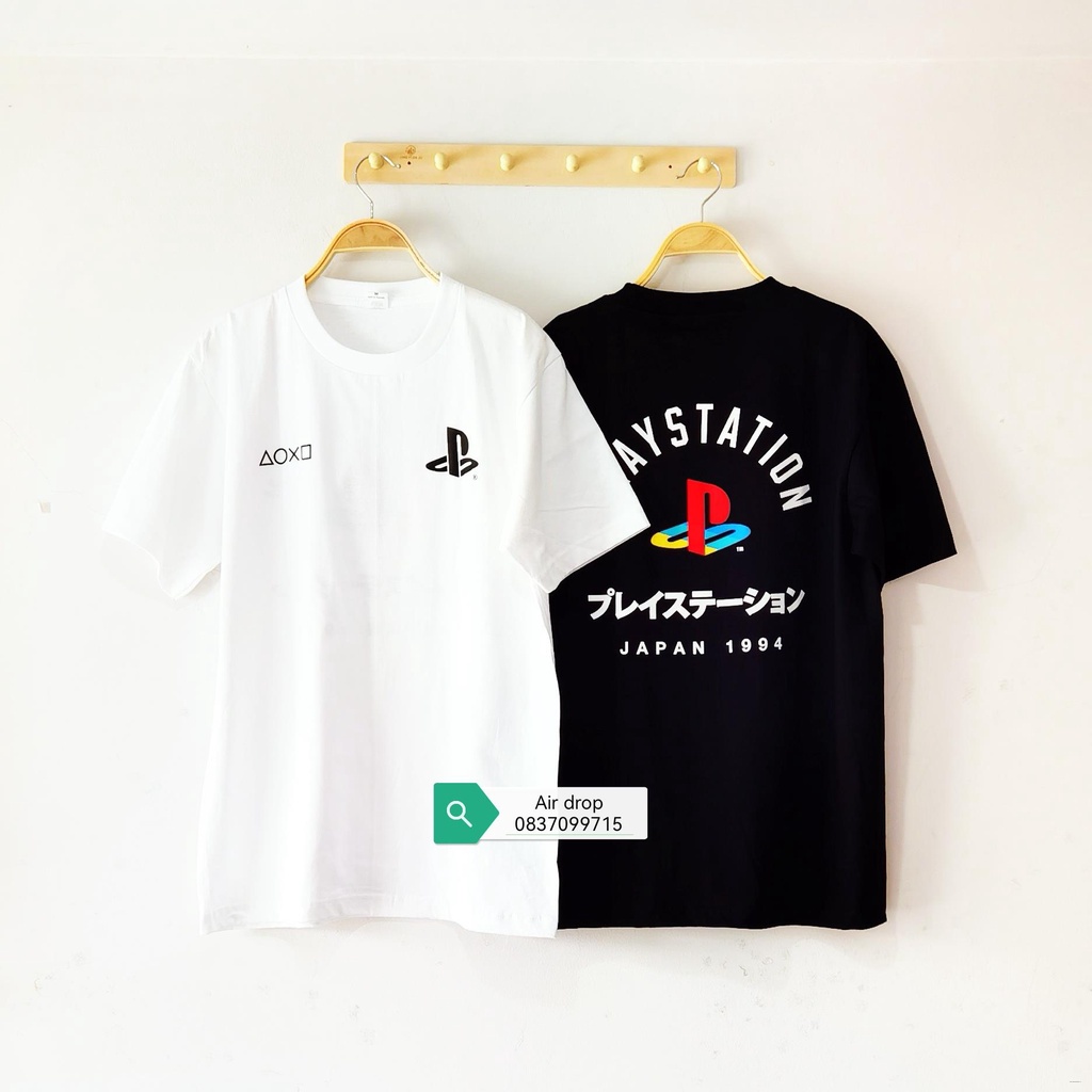 GP 📍📍📍เสื้อยืดลาย🔥playstation japan🔥ลาย original (งานไทย)⚡ผ้าคอตตอนเบอร์ 20⚡มีสีขาวสีดำ🤘ใส่ได้ทั้งผู