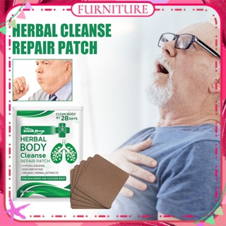 ♕ South Moon 20 Patches Herbal Body Cleanse Repair Patch ช่วยหายใจ ปรับปรุงอาการไอ ลดการสะสมของเสมหะ สติกเกอร์ดูแลร่างกาย เฟอร์นิเจอร์