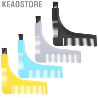 Keaostore Beard Shaping Comb  Flexible Styling Tool Shaper Easy To Clean for Your Trimming Hairline Facial Hair