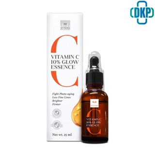 Vitara Vitamin C 10% Glow Essence 25 ml (จำนวน 1 ขวด) ไวทาร่า วิตามิน ซี โกลว์ เอสเซนส์  [DKP]