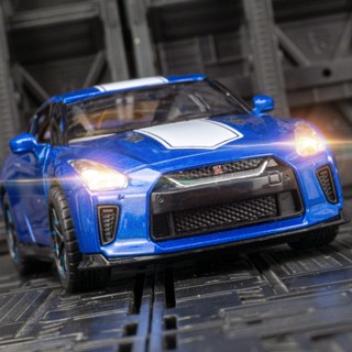 โมเดลรถยนต์ โลหะ สเกล 1:32 Nissan GTR R35 ของเล่นสําหรับเด็ก